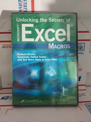 New Unlocking the Secrets of Microsoft Excel 2003 Macros - CareerTrack - #136