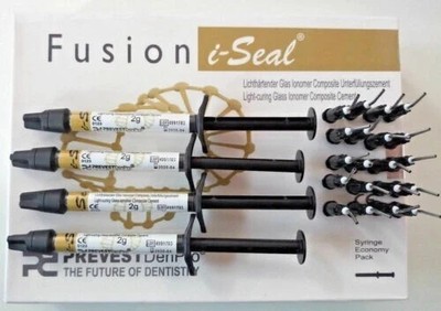 PREVEST DENPRO FUSION I SEAL LIGHTCURING GIC DENTAL CEMENT Fresh Stock free ship