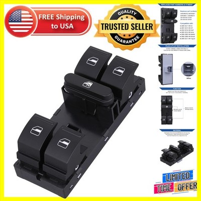 Easy Install Power Window Switch for Various VW Models - 2005-2017 Compatible