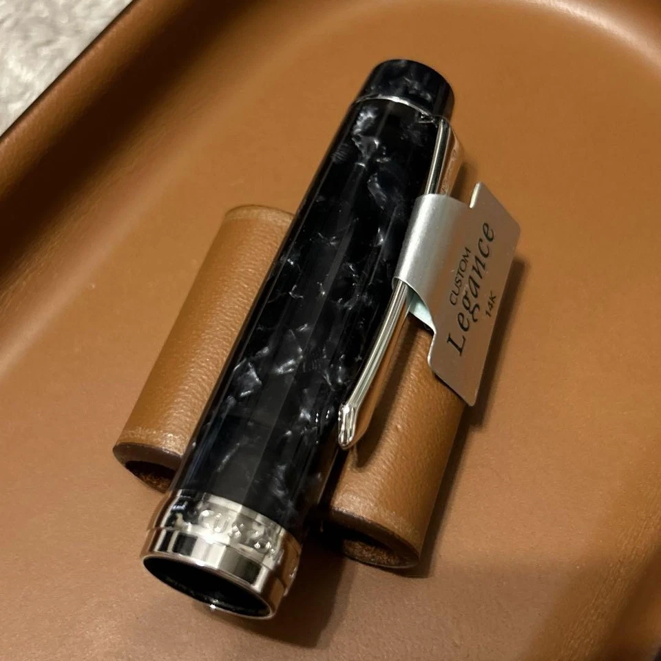 Pluma Estilográfica PILOT Custom Legance Mármol Negro F Nuevo en Caja Rara Coleccionable Foto 4 de 4