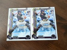 2025 Topps Holiday Box Baseball Drew Romo RC Rockies Lot Of 2 Card#H114