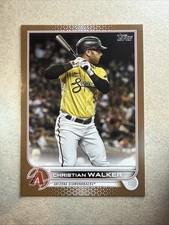 2022 Topps - Christian Walker *Gold* #’d/2022  Diamondbacks #75