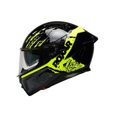 ROXAR BAYAMO EVO TOXIC Motorcycle Helmet   Fluorescent Black