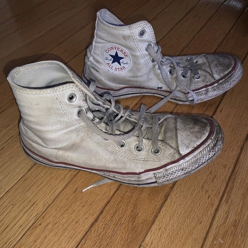 Converse All Star High Top Chuck Taylors Sneakers White Mens 6 Womens 8 Unisex - Bild 2 von 5