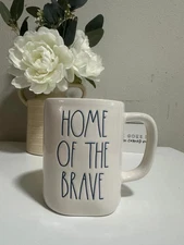 Rae Dunn Artisan Collection by Magenta Tea Coffee Soup Mug | Home of The Brave