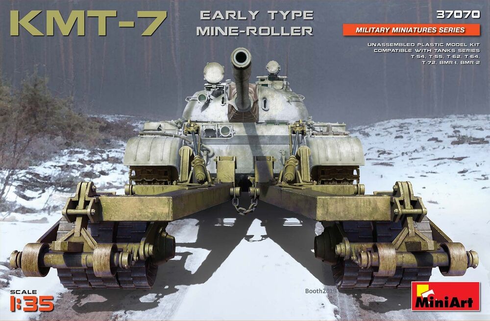 Rouleau de mine KMT-7 Early Type MiniArt 37070 maquette militaire 1/35 en plastique