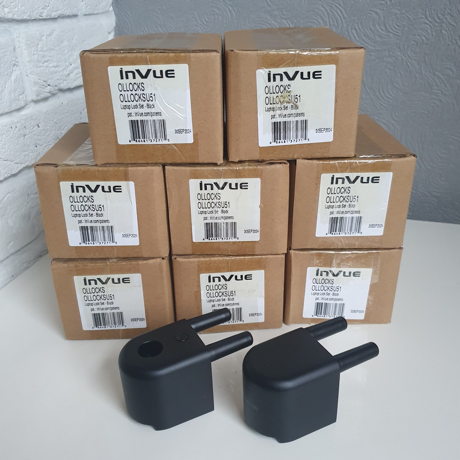 8x SETS of InVue OLLOCKS Laptop Security Lock Sets Retail Anti-Theft OLLOCKSU51