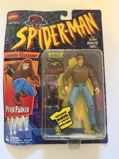 Toy Biz Spider-Man Animated  Series 2 Peter Parker with Camera Accessory 1994