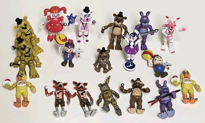 Five Nights at Freddy's 2 - 2.5'' Figures Bonnie, Foxy, Chica, Etc. - Lot of 18
