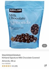 Kirkland Signature Milk Chocolate Covered Almonds, 48 Ounce