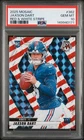 2025 PANINI MOSAIC RED & WHITE STRIPE #362 JAXSON DART ROOKIE RC PSA 10
