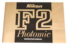 Vintage Nikon F2 Photomic Instruction Manual Camera Brochure