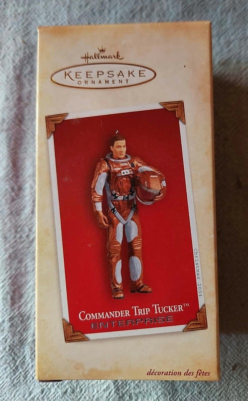 Hallmark Keepsake Ornament 2004 Commander Trip Tucker Enterprise Star Trek