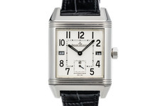 Jaeger-LeCoultre Reverso Squadra Hometime 35mm Black Leather Q7008420 Circa 2008