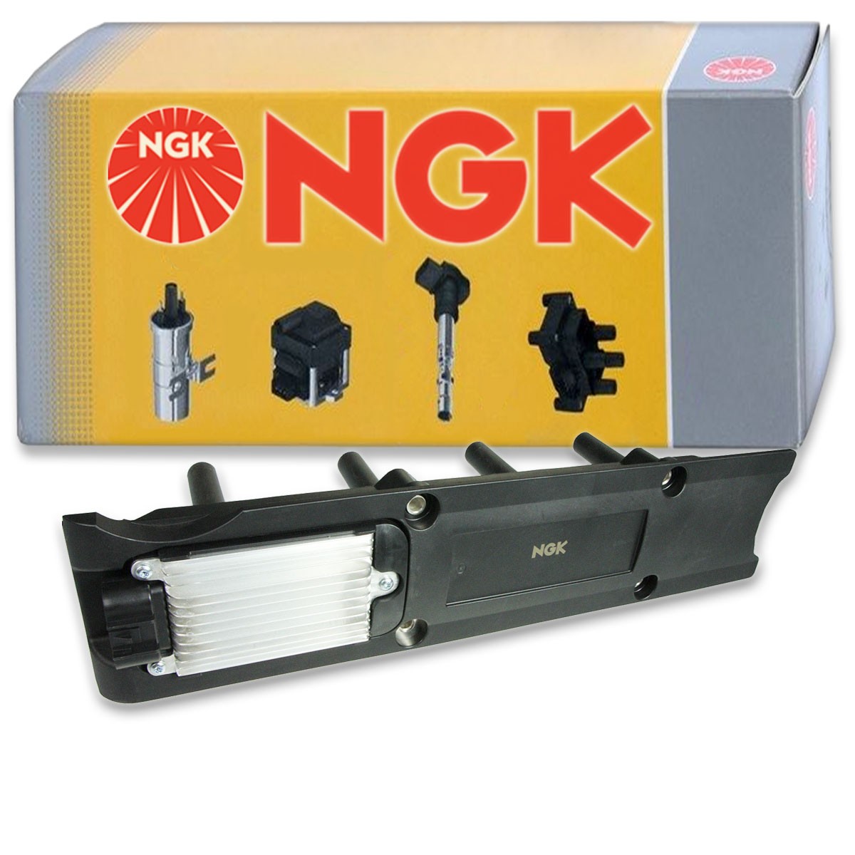 1 pc NGK Ignition Coil for 2001-2003 Saturn LW200 2.2L L4 - Spark Plug Tune qm