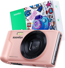 SOOMFON 72MP Digitalkamera, 16X Zoom Fotokamera Mit 32G Tf-Karte, Kartenleser &