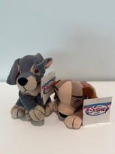 Vtg Disney Store LADY AND THE TRAMP Mini Bean Bag 8   Plush