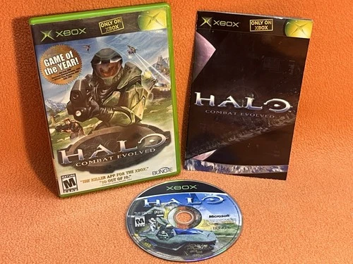 Halo 1 Combat Evolved XBOX Original Microsoft Game Complete!
