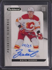 2022 UPPER DECK FALL PROMO NIKITA ZADOROV PARKHURST PRIORITY SIGNINGS AUTO /25