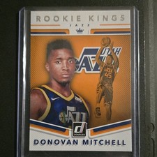 2017-18 Panini Donruss Rookie Kings Donovan Mitchell #13 Utah Jazz Card. rookie card picture