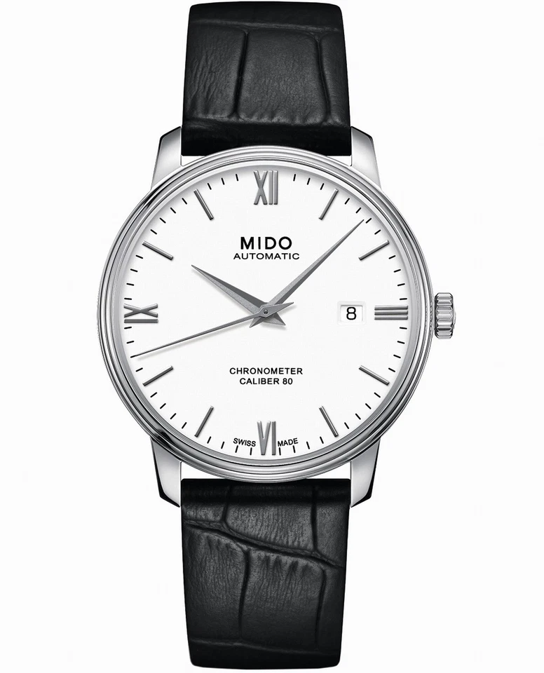 MIDO Baroncelli III COSC Chronometer Powermatic 80 SI 40 mm M027.408.16.018.00 - Bild 2 von 4