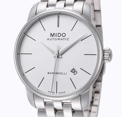 MIDO BARONCELLI Automatic 38 mm Herrenuhr 80 Std. Power-Reserve M860.0.47.61 - Bild 1 von 4