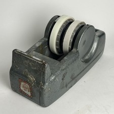Vintage 3M Scotch C-22 Metal Tape Dispenser Double Roll Industrial Works Used