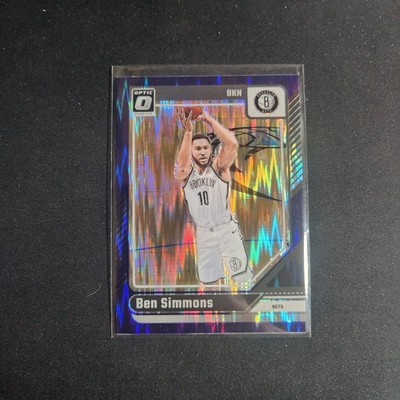 2024-25 Donruss Optic Ben Simmons #133 Purple Shock Prizm  Nets      L60