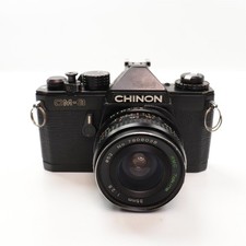 Chinon CM-3 35mm Film Camera Tokina 35mm F2.8 Lens -BB-
