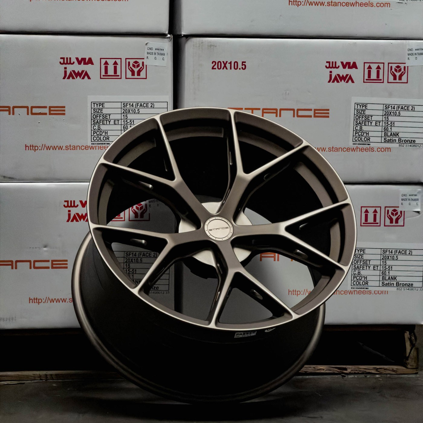 19" Stance SF14 Bronze Concave Wheels Rims Fits Maserati Ghibli
