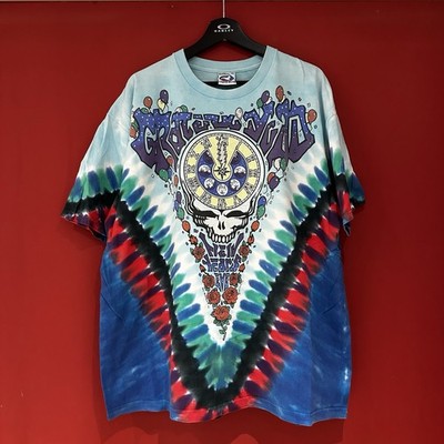 Vintage 1990 Grateful Dead ''Midnight Hour'' Tie-Dye Tour Tee - Size XL