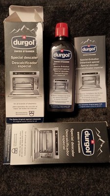 2 Durgol Swiss Steamer, Descaler and Decalcifier for All Brands of Steamer Ovens