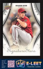 2009 Upper Deck Signature Stars Brandon Webb #17