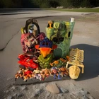 Vintage MOTU Castle Grayskull Snake Mountain Figures And Vehicles Look & Read