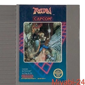 Rare North American Famicom NES Trojan Battle Elegy Game Boxed