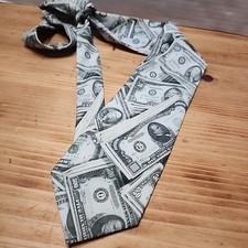 RALPH MARLIN U.S. MONEY MILLION DOLLAR TIE '94 MADE IN USA ๐บ๐ธ