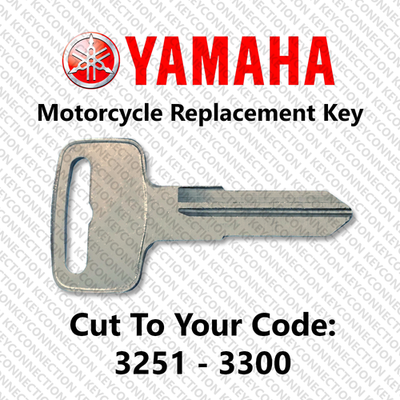 #ad Yamaha Motorcycle Replacement Key Cut to Your Code 3251 3300 $9.95