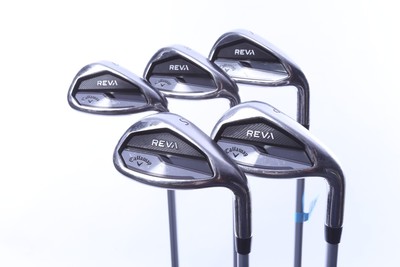 Callaway REVA Iron Set 7-PW, SW -0.25 in Ladies Flex Graphite Shaft Very Good