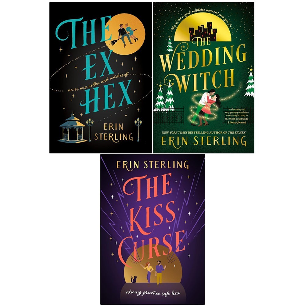 Graves Glen Series 3 Books Collection Set By Erin Sterling  Wedding Witch,Ex Hex