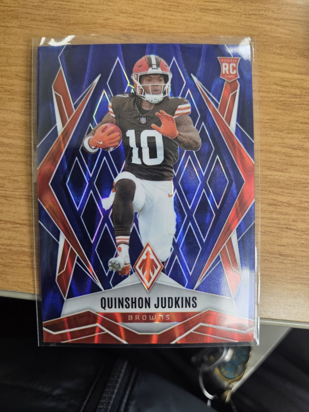 2025 Panini Phoenix - Rookies Quinshon Judkins #191 Blue Seismic /35 (RC)