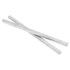 2 Pcs Steel Bar, 7/16" x 7/16" x 12" Square Steel Key Stock Cold-Drawn Steel Bar