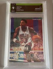 Fleer 1995 Series 1 Scottie Pippen #26 Chicago Bulls Degree Graded 9