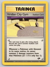 POKEMON GYM CHALLENGE VIRIDIAN CITY GYM 123/132 UNLIMITED UC NM A105021 FREE S&H