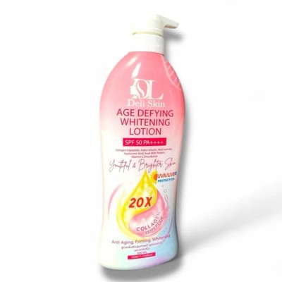 Deli Skin - Age Defying Whitening Lotion SPF 50 PA ++ - 20X Collagen Tripeptide