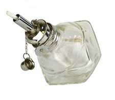 Alcohol Glass Burner Lamp Adjustable 3/16" Wick Jewelers Hobby Lamp