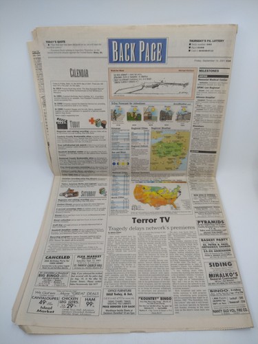 The Tribune-Democrat Out for revenge U.S. hunts terrorists - Flight 93 recorder - Picture 2 of 2