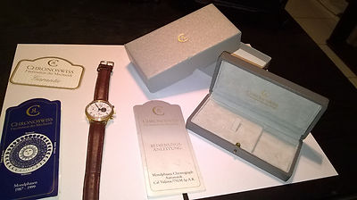 Chronoswiss Mondphasen Chronograph-Automatik - Luxus-Herrenmarkenarmbanduhr 