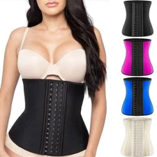 Fajas Colombianas LATEX Waist Trainer Cincher Girdle Sports Body Shaper Corset