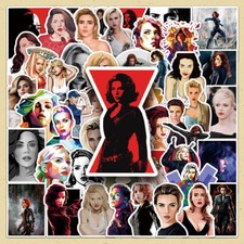50X Black Widow Avengers Superhero KGB Stickers Scarlett Johansson Phone Decals