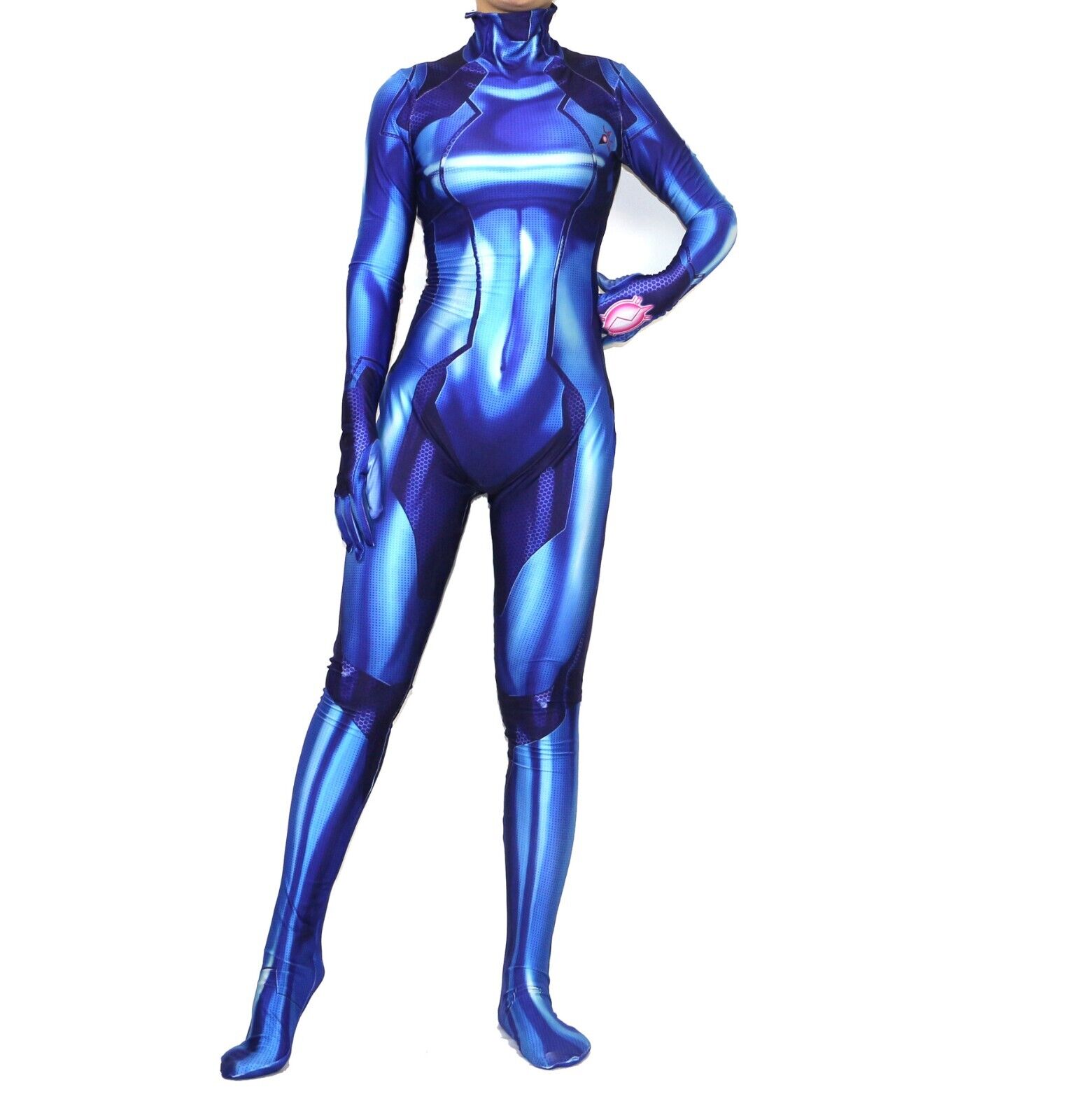 2019 Samus Aran Zero Metroid Halloween Cosplay Costumes zentai Suit 3D Tights